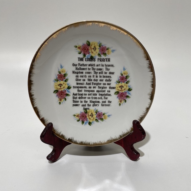 WALL PLATE, The Lords Prayer